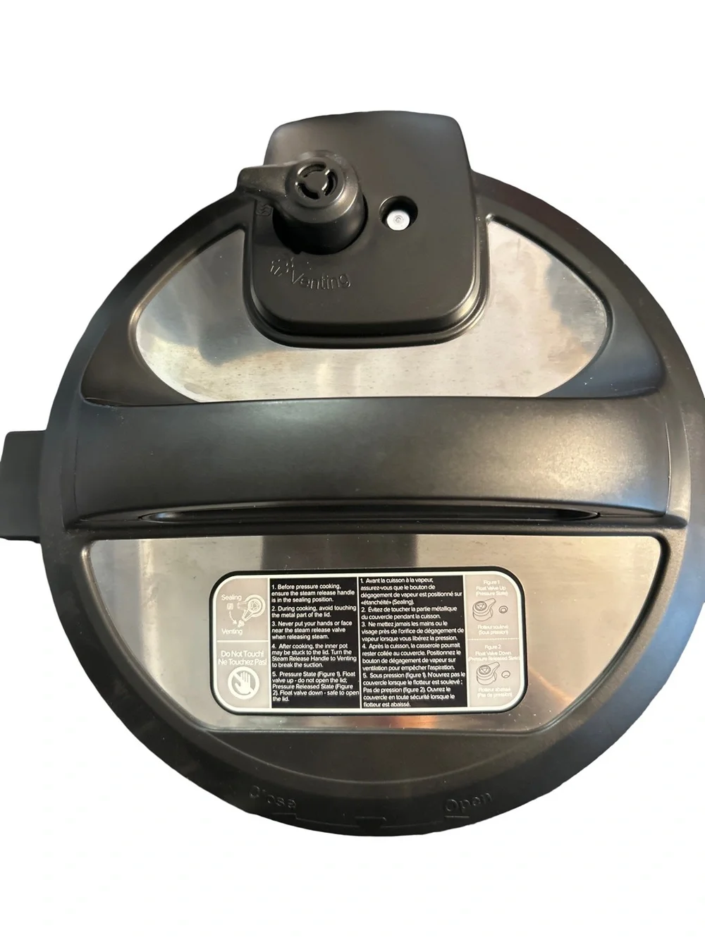 Instant Pot IP-DUO60 V3 6 Qt 1000W Stainless Multi-Cooker 14 Programs w/ Lid